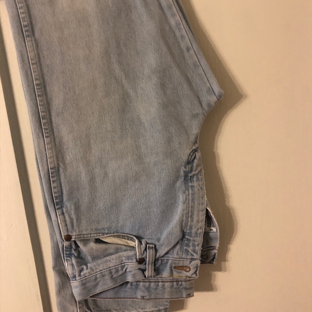 Men’s White Wash Wranglers